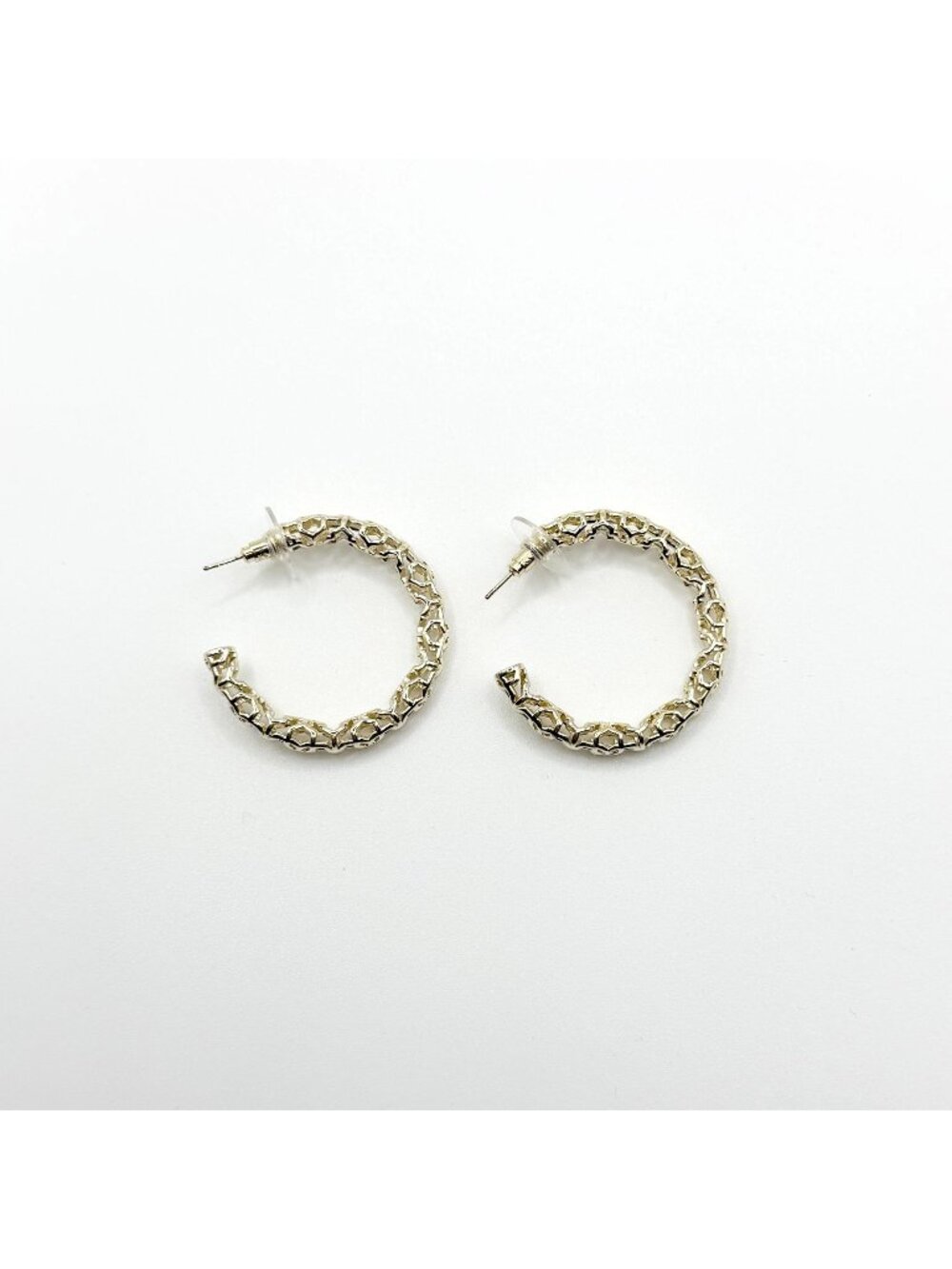 Kendra Scott Gold-Tone Textured Hoop Earrings